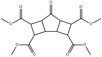 6-Oxotricyclo[5.2.0.02,5]nonane-3,4,8,9-tetracarboxylic acid tetramethyl ester 结构式