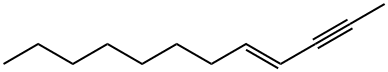 (E)-4-Dodecen-2-yne 结构式