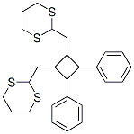2,2'-[(3,4-Diphenyl-1,2-cyclobutanediyl)bis(methylene)]bis(1,3-dithiane) 结构式