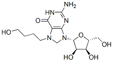 7-(delta-hydroxybutyl)guanosine 结构式