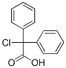 chlorodiphenylacetic acid  结构式