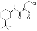 cis-1-(3-tert-Butylcyclohexyl)-3-(2-chloroethyl)-3-nitrosourea 结构式