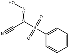 2-HYDROXYIMINO-2-(PHENYLSULFONYL)ACETONITRILE 结构式