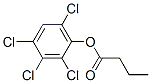 Butyric acid 2,3,4,6-tetrachlorophenyl ester 结构式