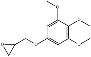 [(3,4,5-trimethoxyphenoxy)methyl]oxirane 结构式