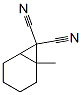 1-Methylbicyclo[4.1.0]heptane-7,7-dicarbonitrile 结构式