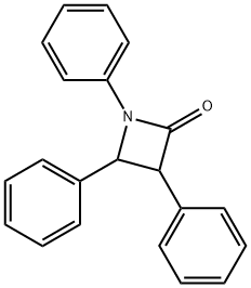 1,3,4-TRIPHENYL-2-AZETIDINONE 结构式