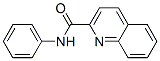 N-Phenyl-2-quinolinecarboxamide 结构式