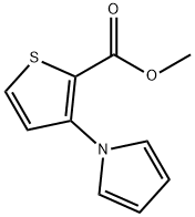 3-(1-吡咯)噻吩-2羧酸甲酯 结构式
