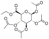 .beta.-D-Glucopyranuronic acid, ethyl ester, tetraacetate 结构式