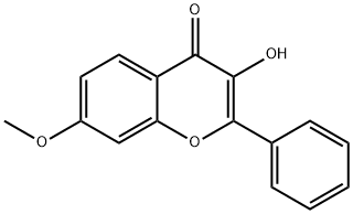 7-甲氧基黄烷醇 结构式