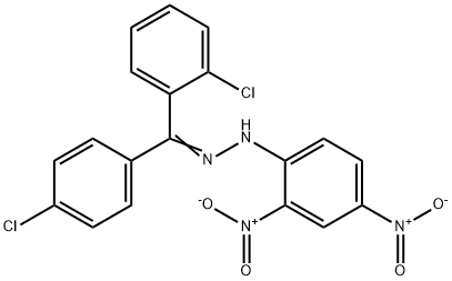 2,4'-Dichlorobenzophenone (2,4-dinitrophenyl)hydrazone 结构式