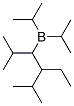 [1,2-Bis(1-methylethyl)butyl]bis(1-methylethyl)borane 结构式