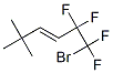 1-Bromo-1,1,2,2-tetrafluoro-5,5-dimethyl-3-hexene 结构式