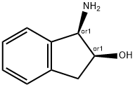 (1R,2S)-1-氨基-2-茚满醇 结构式