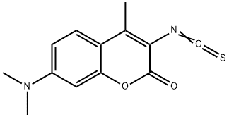 7-Dimethylamino-4-methylcoumarin-3-isothiocyanate(DACITC) 结构式