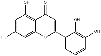 5,7,2',3'-tetrahydroxyflavone 结构式