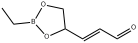 (E)-3-(2-Ethyl-1,3,2-dioxaborolane-4-yl)propenal 结构式