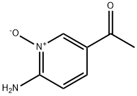 Ethanone, 1-(6-amino-1-oxido-3-pyridinyl)- (9CI) 结构式