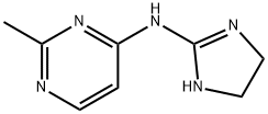 4-Pyrimidinamine,  N-(4,5-dihydro-1H-imidazol-2-yl)-2-methyl- 结构式