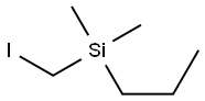 (Iodomethyl)dimethyl(propyl)silane 结构式