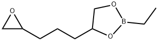 2-Ethyl-4-(3-oxiranylpropyl)-1,3,2-dioxaborolane 结构式