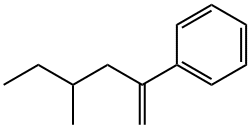 (3-Methyl-1-methylenepentyl)benzene 结构式