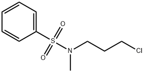 N-(3-Chloropropyl)-N-methylbenzenesulfonamide 结构式