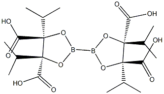 双(二异丙基-D-酒石酸二乙酯)二硼酸酯 结构式