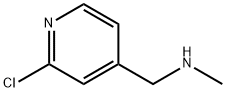 N-[(2-Chloropyridin-4-yl)methyl]-N-methylamine 结构式