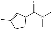 2-Cyclopentene-1-carboxamide,  N,N,3-trimethyl- 结构式