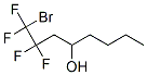 1-Bromo-1,1,2,2-tetrafluoro-4-octanol 结构式