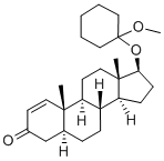 美沙勃龙 结构式