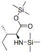 N-(Trimethylsilyl)-L-isoleucine trimethylsilyl ester 结构式