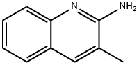 2-氨基-3-甲基喹啉 结构式