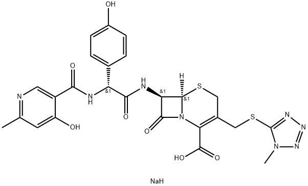头孢匹胺钠 结构式