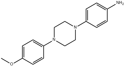 4-(4-(4-甲氧基苯基)-1-哌嗪基)苯胺 结构式