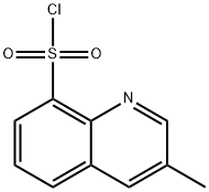 3-甲基-8-喹啉磺酰氯 结构式