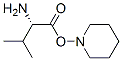 Piperidine, 1-(2-amino-3-methyl-1-oxobutoxy)-, (S)- (9CI) 结构式