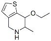 Thieno[3,2-c]pyridine, 7-ethoxy-4,5,6,7-tetrahydro-6-methyl- (9CI) 结构式