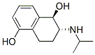 1,5-Naphthalenediol, 1,2,3,4-tetrahydro-2-[(1-methylethyl)amino]-, trans- (9CI) 结构式