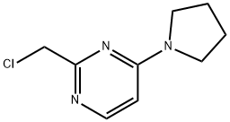 2-(氯甲基)-4-(吡咯烷-1-基)嘧啶 结构式