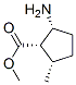 Cyclopentanecarboxylic acid, 2-amino-5-methyl-, methyl ester, (1alpha,2alpha,5alpha)- 结构式