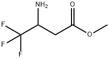 3-氨基-4,4,4-三氟丁酸甲酯 结构式