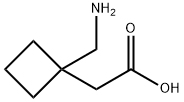 2-(1-(Aminomethyl)cyclobutyl)acetic acid 结构式