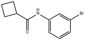 Cyclobutanecarboxamide, N-(3-bromophenyl)- (9CI) 结构式