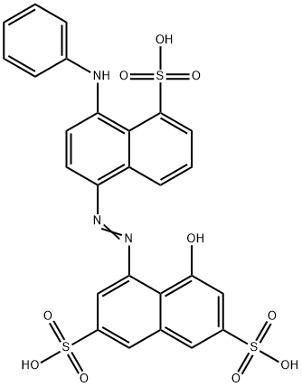 5-[(4-anilino-5-sulphonaphthyl)azo]-4-hydroxynaphthalene-2,7-disulphonic acid