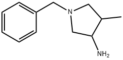 顺式-1-苄基-4-甲基-3-氨基吡咯烷 结构式
