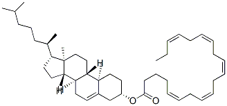 Cholesteryl Eicosapentaenoate 结构式