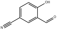 3-甲酰基-4-羟基苯腈 结构式